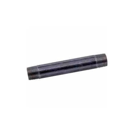 1 In. X 3-1/2 In. Black Steel Pipe Nipple 150 PSI Lead Free